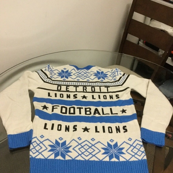 Detroit Lions Junk Food Ugly Christmas Sweater - Picture 3 of 3